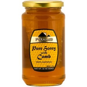 Pyramid Pure Honey with Comb 624g