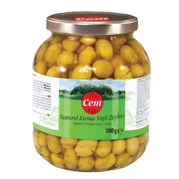 Cem Kirma Yesil Zeytin 1 Kg (201-260)