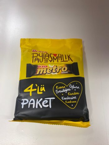 Ulker Paylasmalık Metro Cikolata 144gr