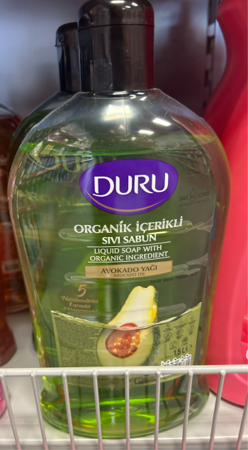 Duru Organic Liquid Soap Avocado Oil 1.5LT