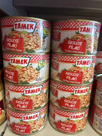 Tamek Cooked White Beans Can 14.1 Oz (400 Gr)