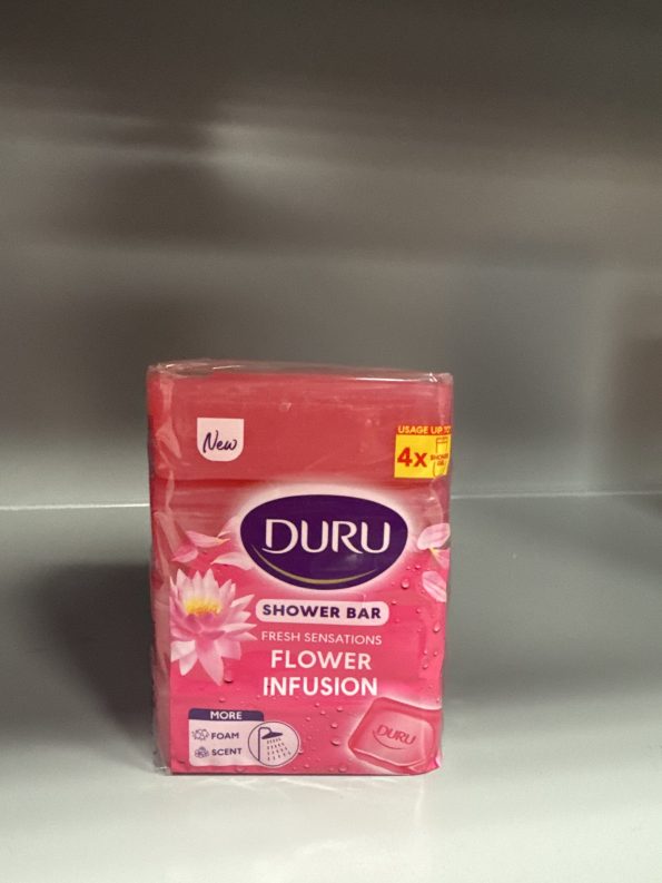 Duru Shower Bar Flower Infusion - 4 Pack